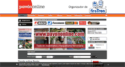 Desktop Screenshot of pavononline.com